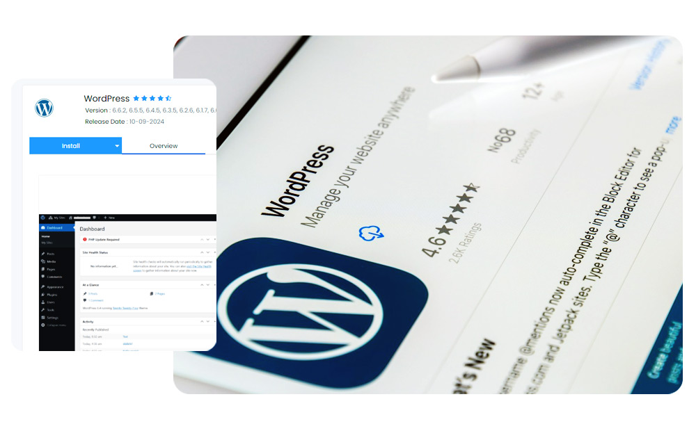 Instala wordpress con un solo click